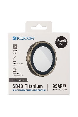 Picture of KUZ00M 99AR HD Titanium Camera Lens Protector for iPhone 15 Plus – Anti-Scratch, Waterproof, Ultra HD Clarity (iphone 15 plus)