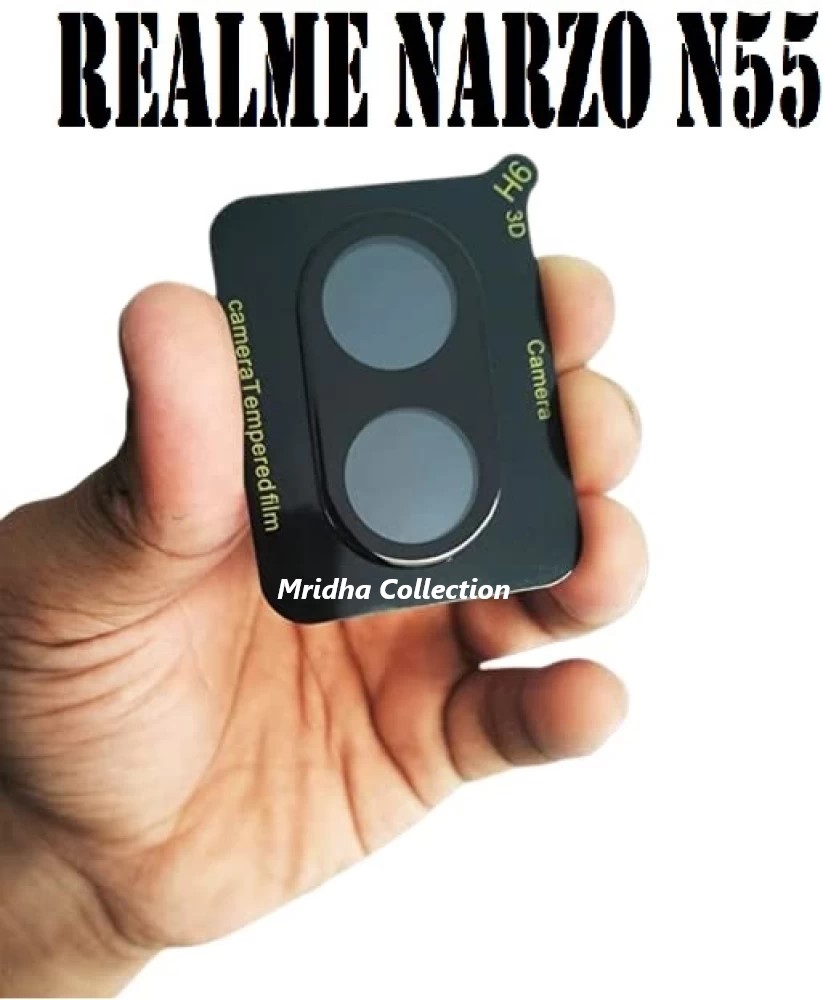 Picture of 3in1 Protector Combo Pack for Realme Narzo N55 (5d Full Screen Protector Glass+Back Hydrogel Protector Poly+9h Camera Lens Protector)
