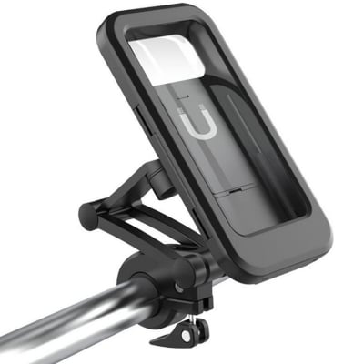 Picture of Waterproof Motorcycle Mobile Holder – Rainproof Phone Mount Case (Black)