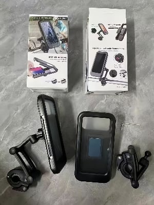 Picture of Waterproof Motorcycle Mobile Holder – Rainproof Phone Mount Case (Black)