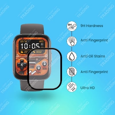 Picture of Amazfit Bip 5 Unity PMMA Screen Protector Full Coverage HD Clear Anti Scratch Bubble Free Flexible Soft Film (1 Pcs)