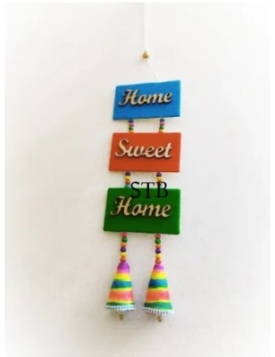 Picture of Handicraft Home Decor wall hanging ("Home Sweet Home") Jute Material -Multicolor