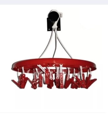 Picture of Round Hanger cloth clip 24 Clip - Hanger - Red -Red