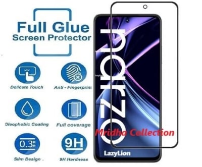 Picture of Realme Narzo N55 (5D 9D 11D 13D 21D) Screen Protector Tempered Glass Film 9H Hardness Full Coverage No Bubbles and Fingerprint Scratch-Resistant