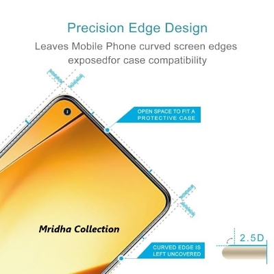 Picture of Realme Narzo 60 5G Screen Protector 3D Tempered Clear Screen protector Gorilla Glass Transparent Clear Ultra Thin