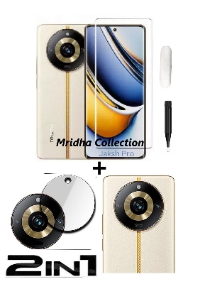 Picture of 2in1 Protector Combo Pack for Realme Narzo 60 Pro 5G (A+ GRADE) UV Glass Screen Protector+Camera Glass Protector