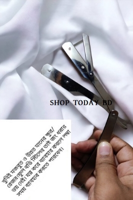 Picture of kheur SS Razor Full Body Stainless Steel -Silver