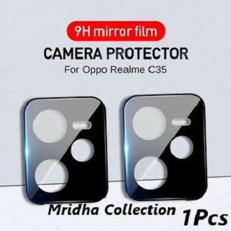 Picture of Realme C35 Back 9H Full Camera Lens Protector Rear 9H 3D Camera Lens Protector,Upgraded HD,Clear Scratch Resistant [With Photo Friendly Flash Cut]