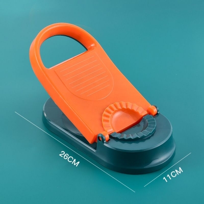 Picture of Premieum quality-2in-1 Dumpling Maker Pitha Maker, Manual Dough Presser Dumpling Wrapper Mold Dough Pressing Tool Kitchen Pastry Baking Tools -Multicolor