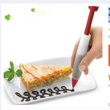 Picture of Delicate Silicone Food Writing Pen cookie Icing Piping Pastry Nozzles kitchen accessories -Multicolor