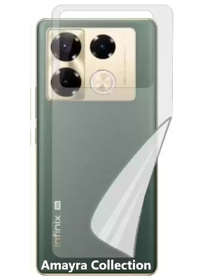 Picture of 3in1 Protector Combo Pack for Infinix Note 40 Pro+ 5G (Front Hydrogel Screen Protector Poly + Back Hydrogel Poly Protector + Camera Lens Protector)