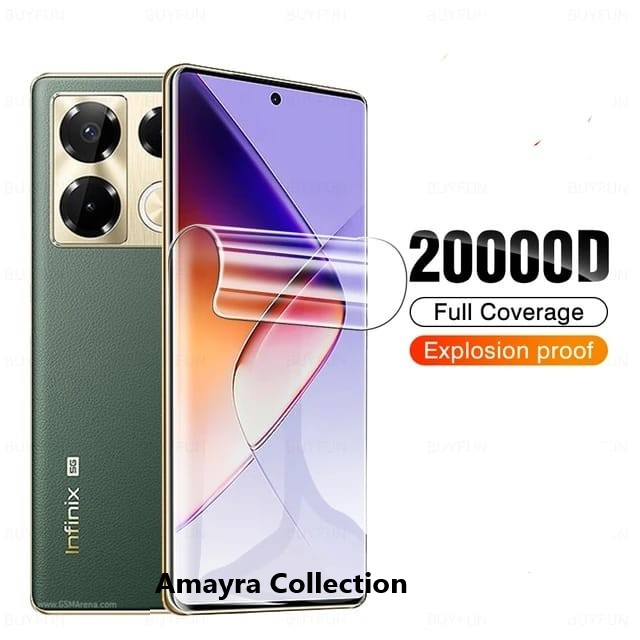 Picture of 2in1 Protector Combo Pack for Infinix Note 40 Pro 5G (Front Hydrogel Protector Poly + Back Hydrogel Protector Poly)