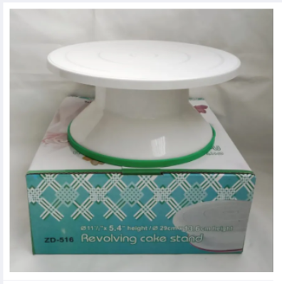 Picture of Big Size Cake Decorating Turn table 29 cm -White