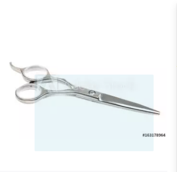 Picture of Professional Hairdressing Ice Scissor - Silver -Silver