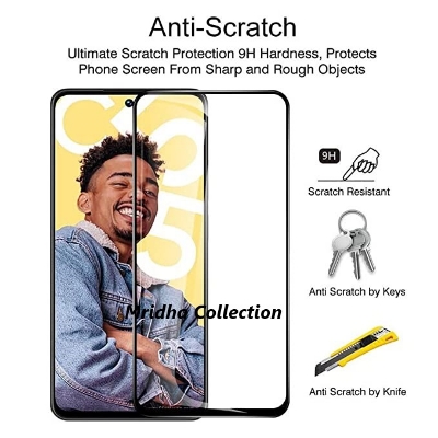 Picture of 2in1 Protector Combo Pack for Realme C55 (RMX3710) (5d Full Screen Protector Glass+Camera Lens Protector)