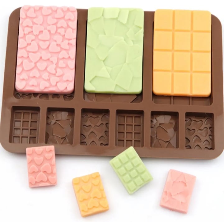Picture of 9 Cavity Silicon Mould Chocolate Baking Tool -Multicolor