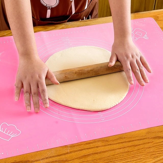 Picture of Silicone Mat with Measurements Baking Mat, Dough Pad with Scales Sugar craft, Fondan -Multicolor