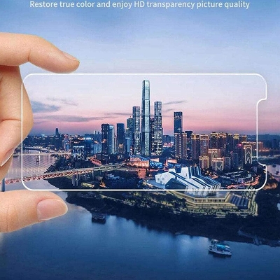 Picture of Realme C55 (RMX3710) Screen Protector 3D Tempered Glass Protector Clear Screen protector Premium Product Gorilla Glass Transparent Clear Ultra Thin - Durable & Scratch Resistant - Easy to Install