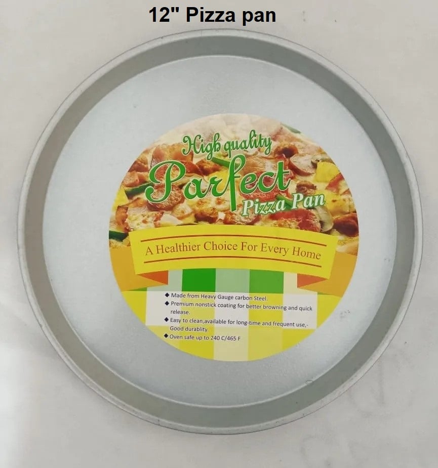 Picture of 12" Pizza Pan 1 Pieces Silver -Silver