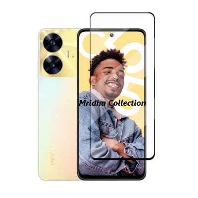Picture of Realme C55 (RMX3710) (5D 9D 11D 13D 21D) Screen Protector Full Coverage Tempered Glass Film 9H Hardness Full Coverage No Bubbles and Fingerprint Scratch-Resistant