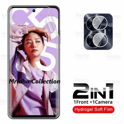 Picture of 2in1 Protector Combo Pack for Realme C55 (RMX3710) (Front Hydrogel Screen Protector Poly+Camera Lens Protector)