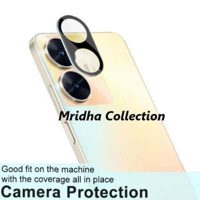 Picture of Realme C55 (RMX3710) Back 9H Full Camera Lens Protector Rear 9H 3D Camera Lens Protector,Upgraded HD,Clear Scratch Resistant [With Photo Friendly Flash Cut]