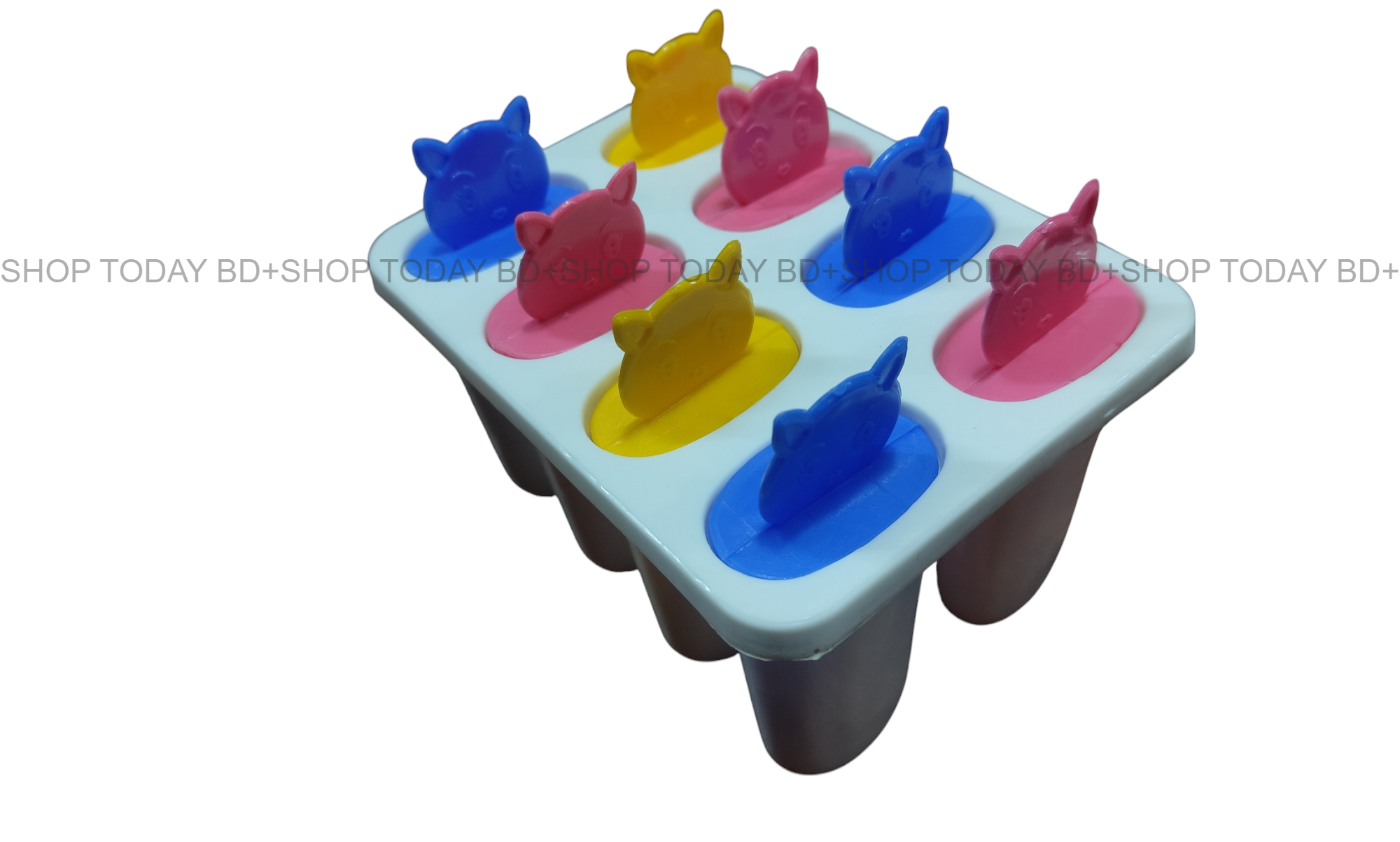 Picture of 8 Hole Ice Cream Maker/Ice cream Maker Box/Ice cream Box/Ice Box 8 Pieces Set -Item -White