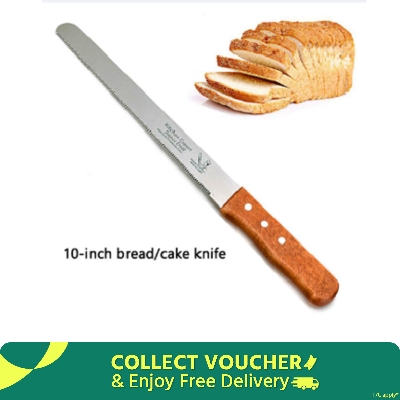 Picture of কেক এবং রুটির কাটার-কাঠের 10 "সাইজ - kitchen accessories 10" bread / Cake Cutter -Silver