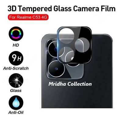 Picture of 2in1 Protector Combo Pack for Realme C53 (RMX3760) (Premium Full Screen Protector Glass+9h Camera Lens Protector)