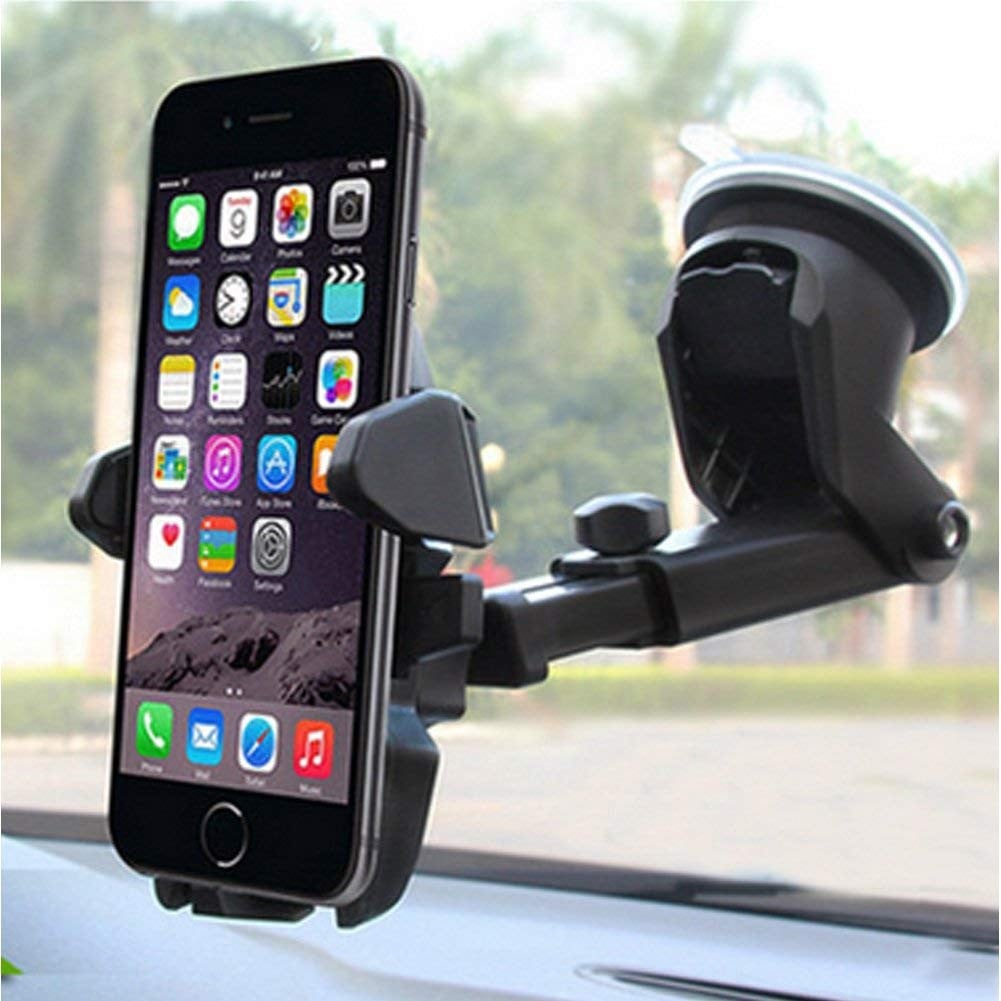 Picture of Universal Car Mount Holder for Mobile Phone with Suction Cup Rotating 360 Degree -Black
