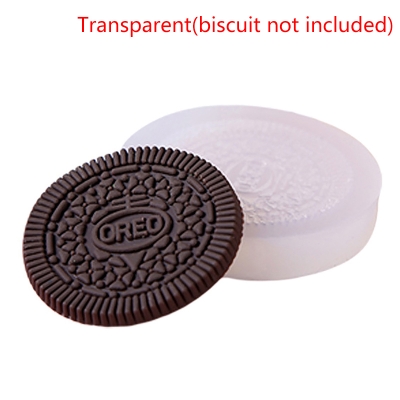 Picture of Silicone OREO Cookie Molds Kitchen Baking Chocolate Fondant Cookie Moulds DIY Party Dessert Supply Gift Craft Cake Decoration -Multicolor