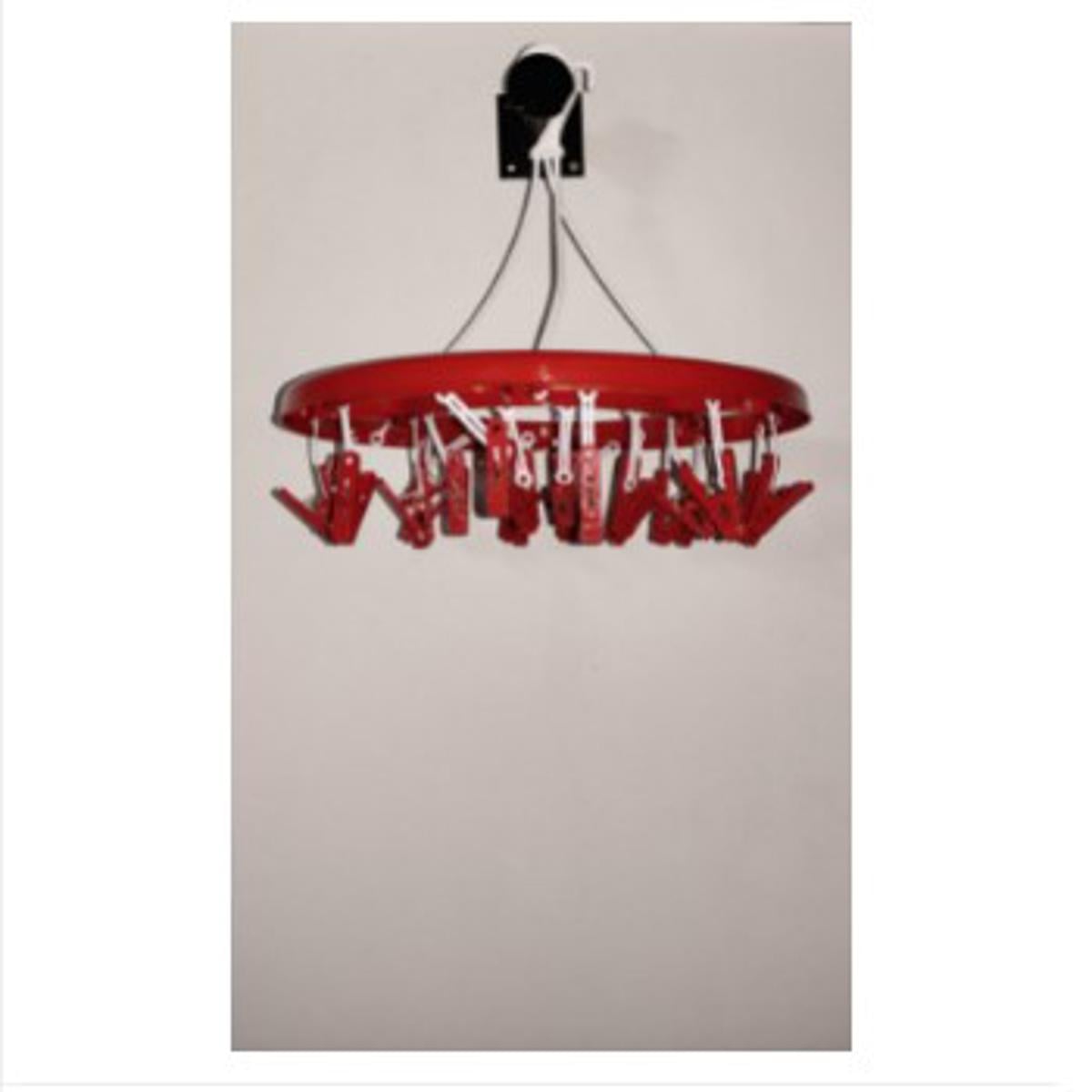 Picture of Round Hanger cloth clip -24 Clip -Red