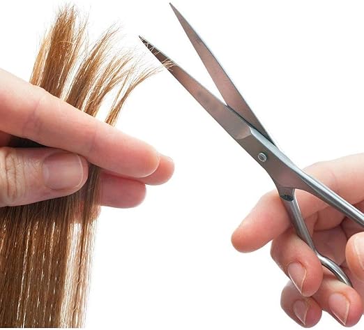 Picture of Professional Salon Barber Scissors for Hair Cutting Scissors for Men Women Stainless Steel Home Hair Cutting Tools Barber Scissors -Silver