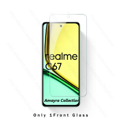 Picture of 2in1 Protector Combo Pack for Realme Realme C67 4G (RMX3890) (Clear Screen Protector Glass+Camera Lens Protector)