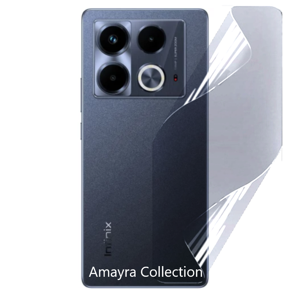 Picture of Infinix Note 40 Pro+ 5G TPU Protective Film Hydrogel Back Poly Protector Screen Protector Anti-Shatter / High Definition (Back Poly)