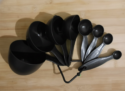Picture of Black Measurement cup 8 pcs set -Black
