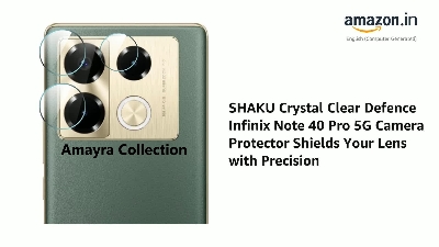 Picture of Infinix Note 40 Pro 5G Back Camera Lens Screen Protector Rear Camera Lens Screen Protector,Upgraded HD,Clear Scratch Resistant(Nano Poly)