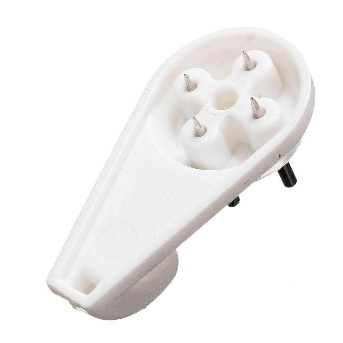 Picture of 5  pcs  White Plastic Invisible Wall Mount Photo Picture Frame Nail Hook Hanger 30mm -White