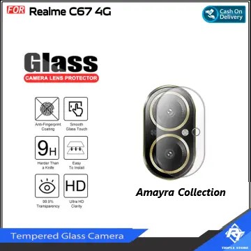 Picture of Realme C67 4G (RMX3890) Back Camera Lens Screen Protector Rear Camera Lens Screen Protector,Upgraded HD,Clear Scratch Resistant(Nano Poly)