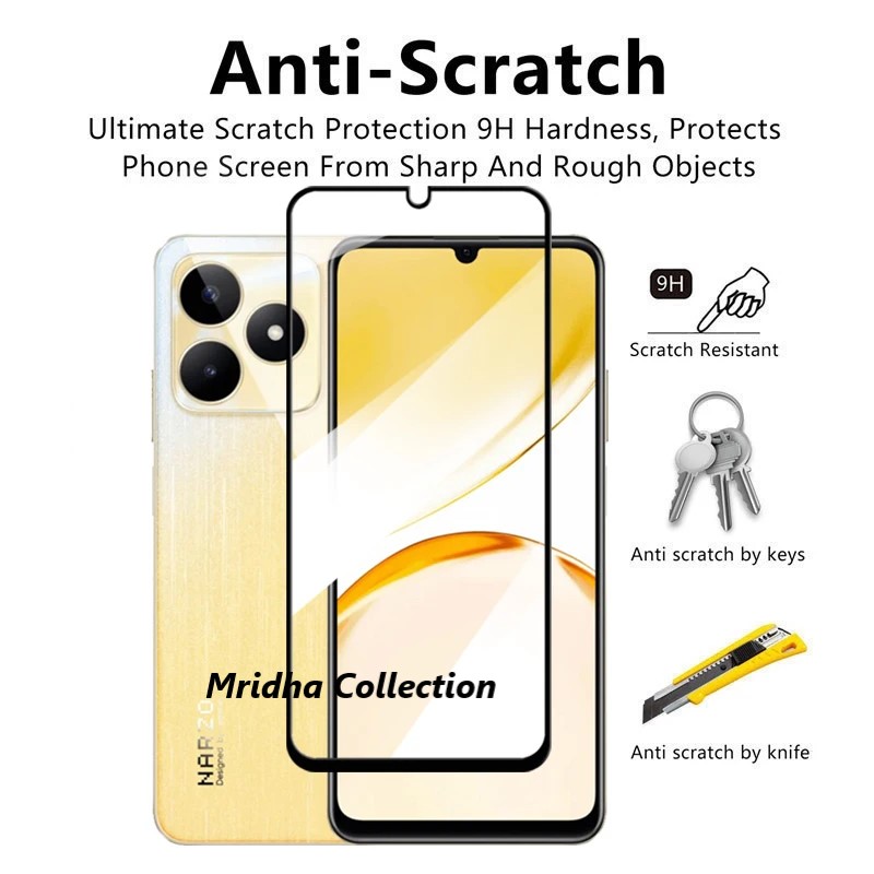 Picture of 2in1 Protector Combo Pack for Realme Realme C51 (RMX3830) (5d Full Screen Protector Glass+Camera Lens Protector)