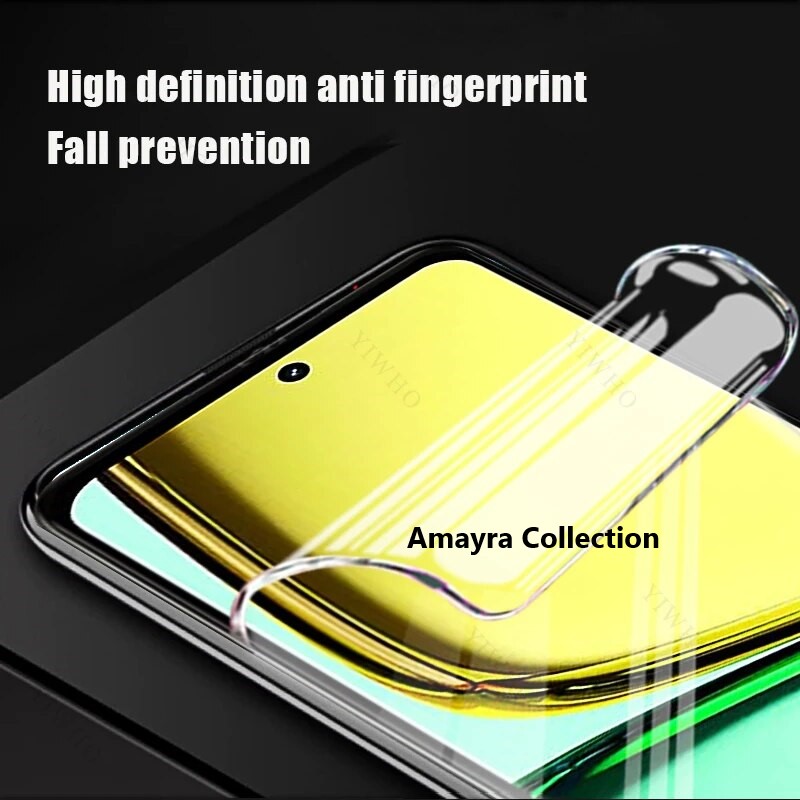 Picture of 2in1 Protector Combo Pack for Realme Realme C67 4G (RMX3890) (Front Hydrogel Screen Protector Poly+9h Camera Lens Protector)