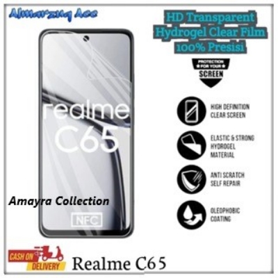Picture of Realme C65 5G TPU Protective Film Hydrogel Front Poly Protector Screen Protector Anti-Shatter / High Definition (Front Poly)