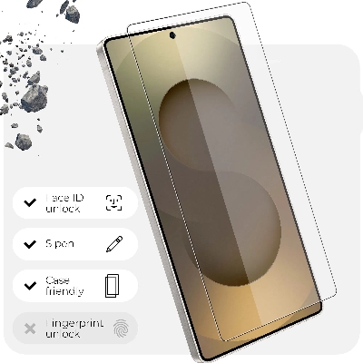 Picture of Samsung Galaxy S25 Ultra 5G (5D 9D 11D 13D 21D) Screen Protector Tempered Glass Film 9H Hardness Full Coverage No Bubbles and Fingerprint Scratch-Resistant