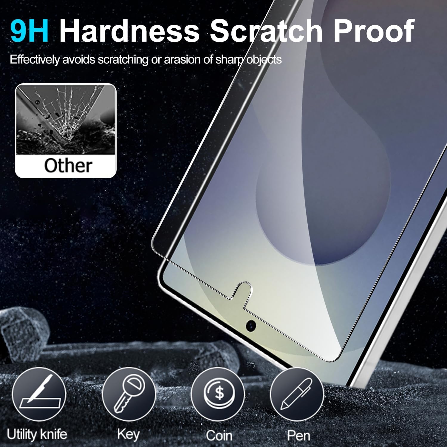 Picture of Samsung Galaxy S25 Ultra 5G Screen Protector 3D Tempered Clear Screen protector Gorilla Glass Transparent Clear Ultra Thin