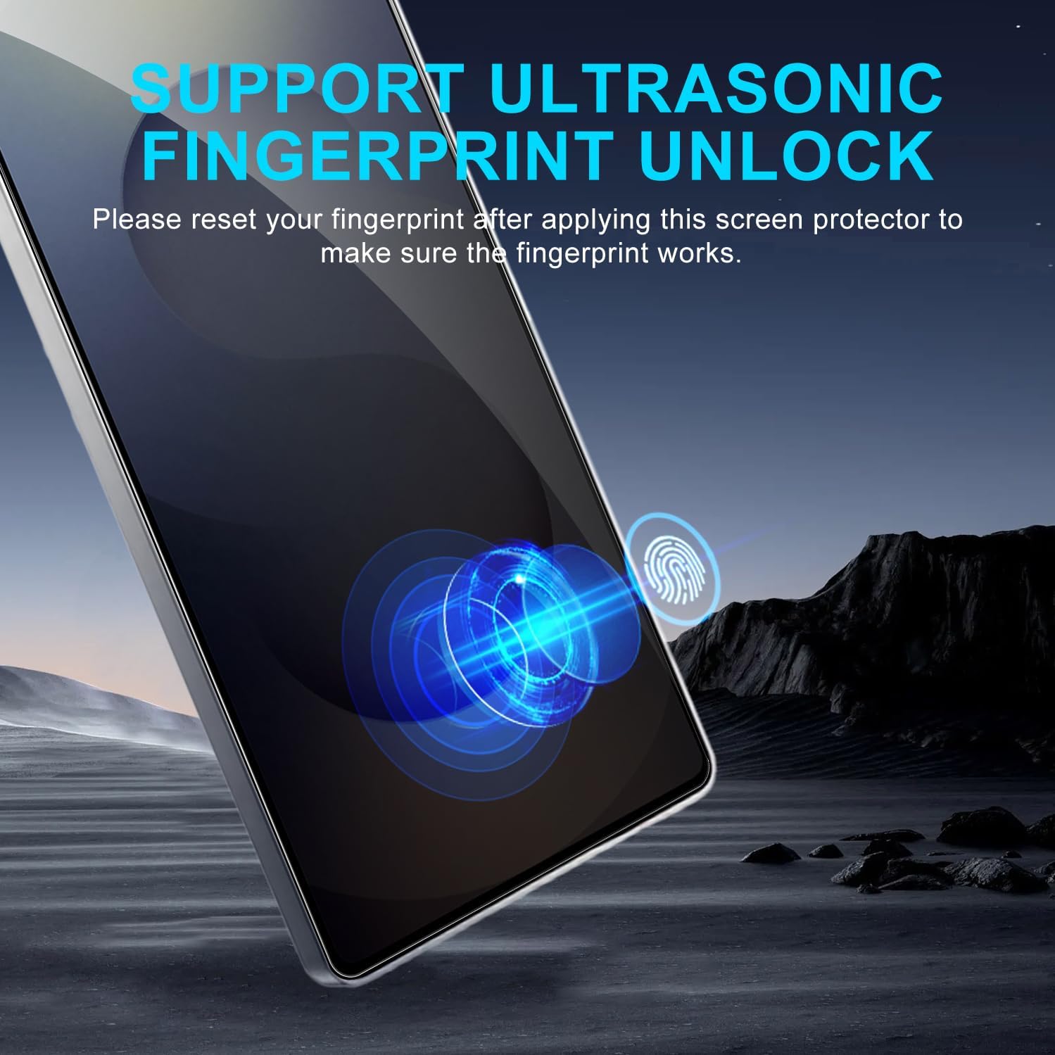 Picture of Samsung Galaxy S25 Ultra 5G Screen Protector 3D Tempered Clear Screen protector Gorilla Glass Transparent Clear Ultra Thin