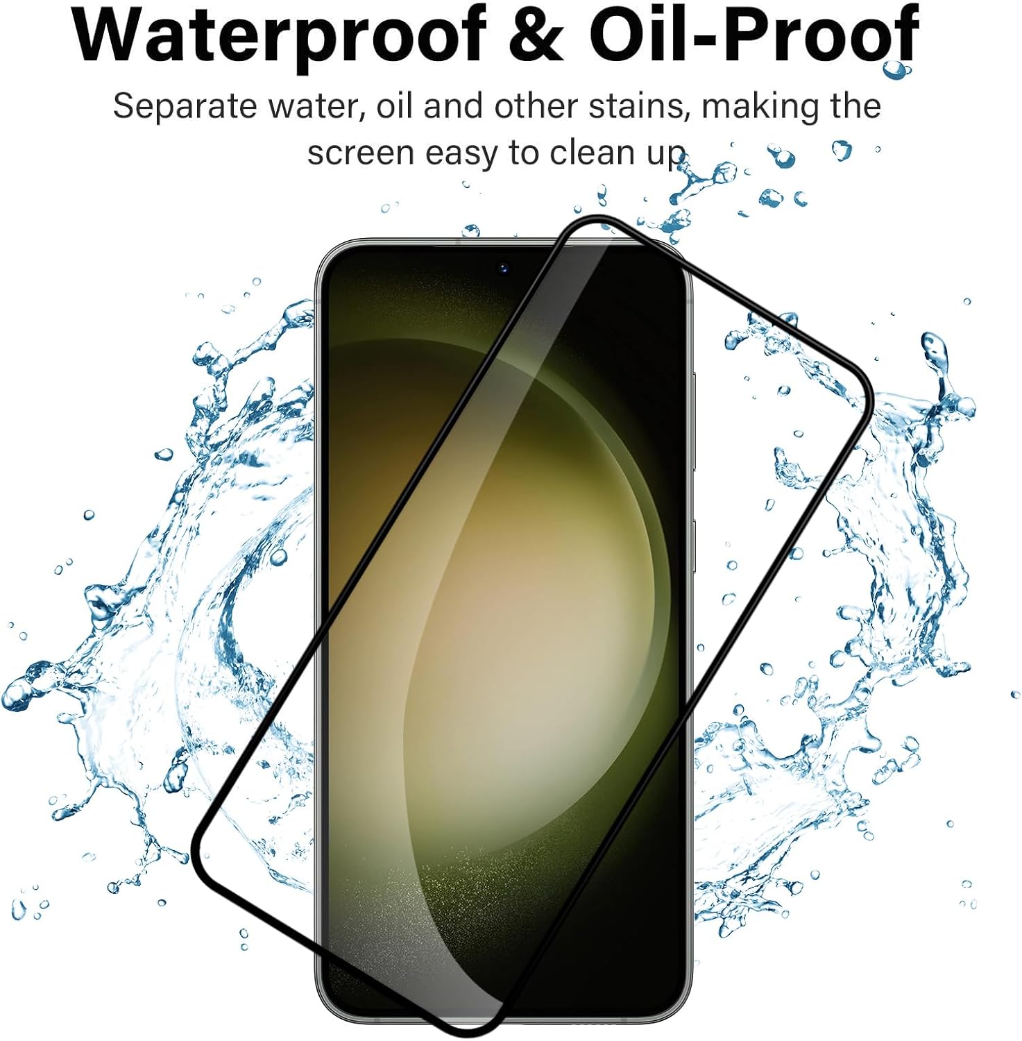 Picture of Samsung Galaxy S25 Ultra 5G Premium Full Coverage Glass Protector Tempered Glass Screen Protector 9H Hardness