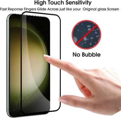 Picture of Samsung Galaxy S25+ 5G / Samsung Galaxy S25 Plus 5G Premium Full Coverage Glass Protector Tempered Glass Screen Protector 9H Hardness