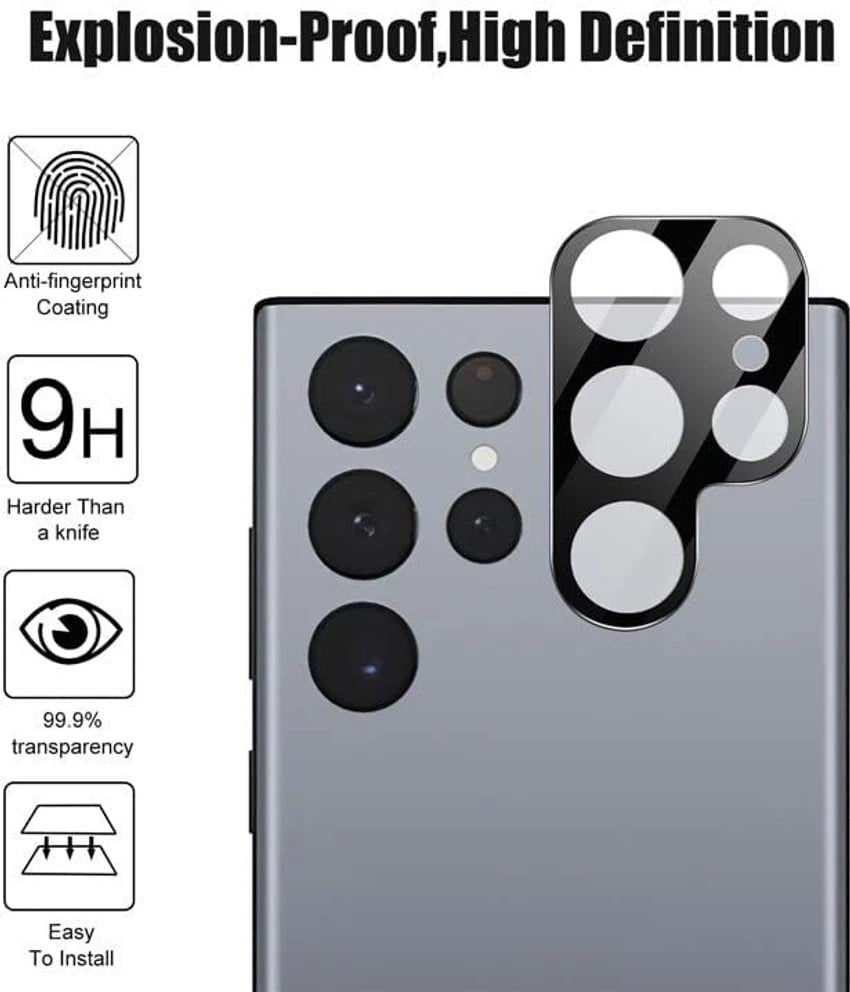 Picture of 2in1 Protector Combo Pack for Samsung Galaxy S25 Ultra 5G(5d Full Screen Protector Glass + 3D Camera Lens Protector)