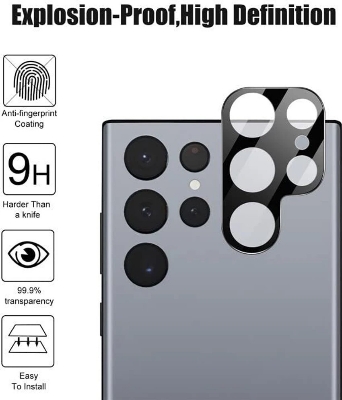 Picture of 2in1 Protector Combo Pack for Samsung Galaxy S25 Ultra 5G(5d Full Screen Protector Glass + 3D Camera Lens Protector)
