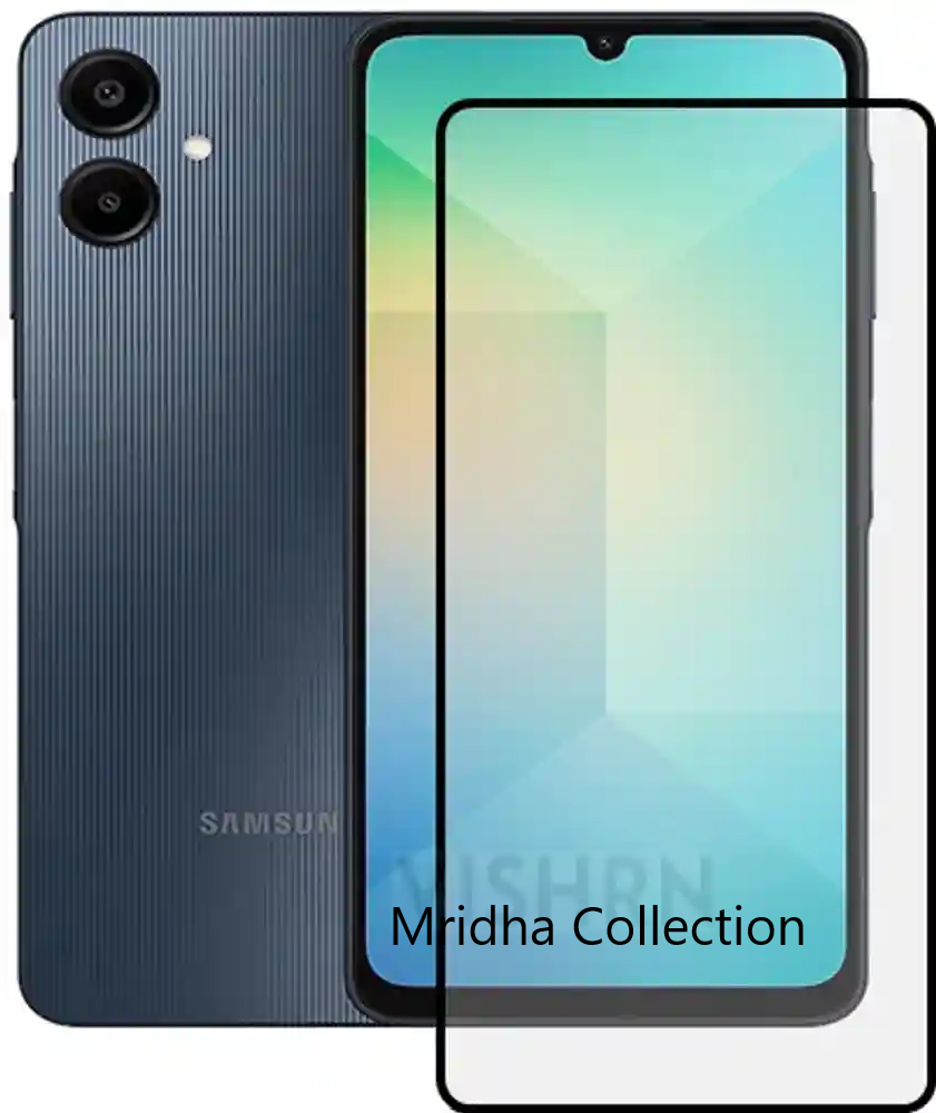 Picture of 3in1 Protector Combo Pack for Samsung Galaxy A06 (5d Full Screen Protector Glass + Back Hydrogel Protector Poly + Camera Lens Protector)